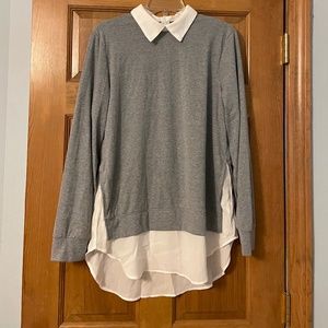 collar long sleeve shirt
